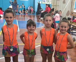 Sport - Alcune atlete dell'Ad Gymmwell Valentano