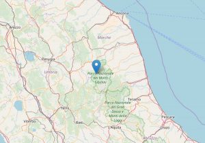 Visso - La scossa di terremoto di magnitudo 3,2 delle 20,02 del 29 gennaio 2018