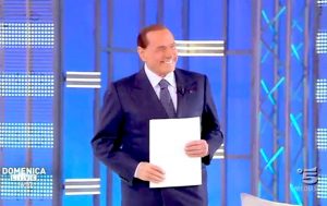 Silvio Berlusconi a Domenica Live