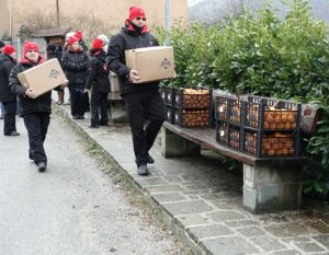 Consegnati gli aiuti ad Amatrice