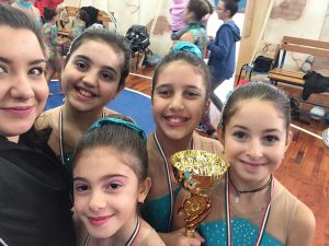 Le ginnaste al trofeo Tuscia