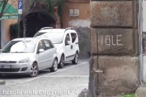 Viterbo - La scritta 'Iole'