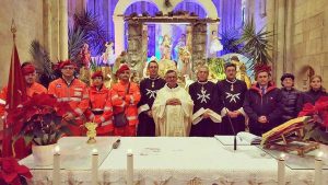 Tarquinia - Ordine di Malta e Cisom alla festa del battesimo