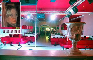 Viterbo - Operazione Birretta - Il night club sequestrato - Nel riquadro: Elena Agafonova