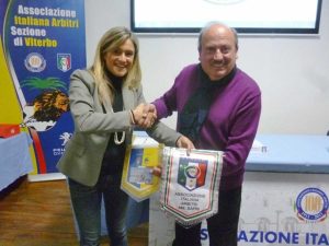 Viterbo - Maria Marotta ospite dell'associazione italiana arbitri