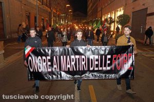 Viterbo - CasaPound celebra il "Giorno del Ricordo"