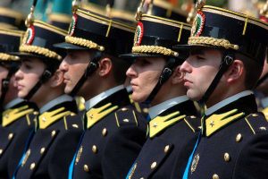 Gli allievi ufficiali della guardia di finanza