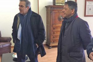 Viterbo - Maurizio Gasparri in visita al carcere Mammagialla