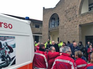 Viterbo - L'inaugurazione dell'ambulanza dei Cavalieri del soccorso