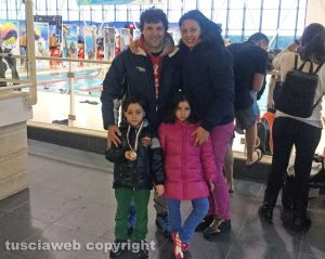 Sport - Nuoto - Michele Piedilato e la sua famiglia