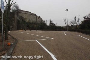 Viterbo - Il parcheggio di via sant'Antonio
