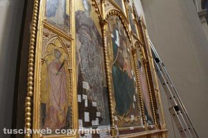 Viterbo - Il polittico del Balletta a santa Rosa