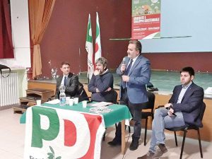 Oriolo Romano - Il consigliere regionale Panunzi e Alessandro Mazzoli