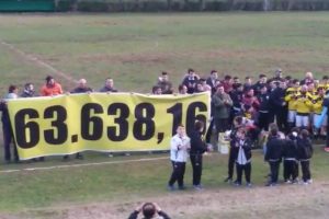 Sport - Calcio - Gallese united - La consegna della cifra raccolta