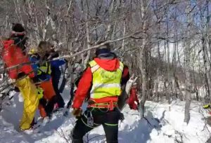 L'Aquila - I soccorsi a Campo Felice