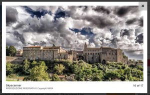 La foto dell'Ansa su Viterbo
