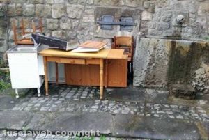 Viterbo - La cucina abbandonata a Pianoscarano