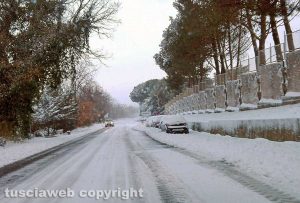 Viterbo - Neve sulla Cimina
