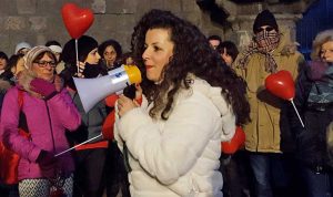 Viterbo - Chiara Frontini, la passeggiata di san Valentino