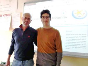 Il prof. Guerriero con Lorenzo Bianco