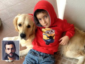 Il piccolo Pier e Marco Mengoni