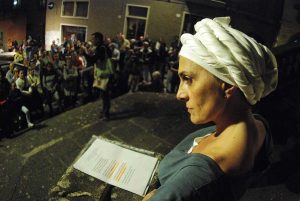 Viterbo - La Banda del racconto in scena con la Bella Galiana