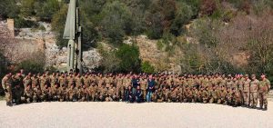 I marescialli del corso Certezza alle “Gallerie del Monte Soratte”