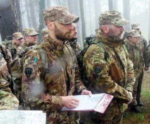 Monti Cimini - L'attività di orienteering dei sottufficiali dell'esercito