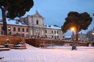 Monte Romano - Monte Romano ricoperta di neve