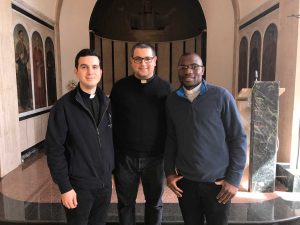 Don Michele Contadini, don Roberto Mingolla, don Godfrey Mwansa