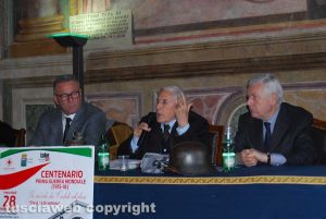 Viterbo - Il centenario della Grande Guerra commemorato a palazzo dei Priori - L'intervento di Franco Marini