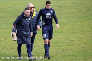 Sport - Calcio - Viterbese - Jefferson e lo staff medico