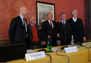 Alessandro Ruggieri, Mauro Checcoli, Emmanuele Emanuele, Marco Di Paola e Giovanni Malagò