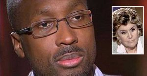 Rudy Guede - Nel riquadro: Franca Leosini