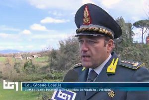 Operazione Black hole - Il comandante della Finanza Giosuè Colella all'autodromo di Vallelunga