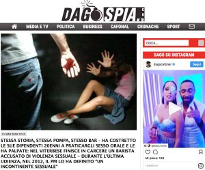 L'articolo di Tusciaweb su Dagospia