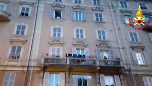Genova - Esplode lavatrice in un appartamentoGenova - Esplode lavatrice in un appartamento