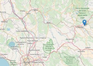 L'Aquila - Scossa di terremo di magnitudo 3,9