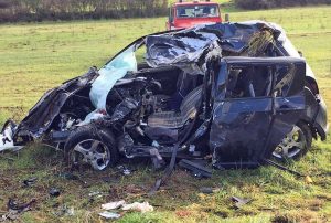 Sutri - L'incidente mortale sulla Cassia