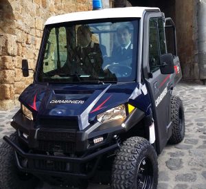 Carabinieri - Il mezzo ad hoc per Civita di Bagnoregio