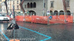 Viterbo - Lavori a piazza Verdi