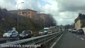 Viterbo - L'incidente sul Semianello