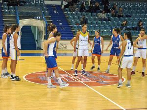 Sport - Basket - Defensor - La squadra in campo