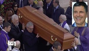 Roma - I funerali di Fabrizio Frizzi