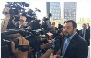 Milano - Matteo Salvini al salone del mobile