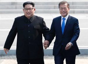 Kim Jong-un e Moon Jae-in
