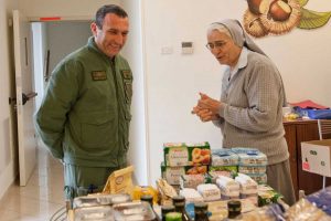 Viterbo - L'esercito alla “Sacra famiglia”