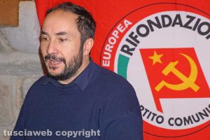 Viterbo - Il segretario nazionale di Rifondazione Comunista Maurizio Acerbo