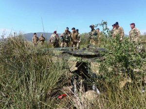 Visita del generale di corpo d’armata Fungo