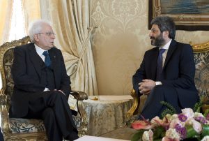 Roberto Fico e Sergio Mattarella